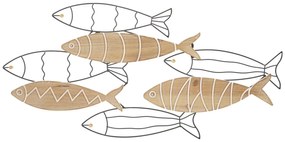 PAINEL DE PAREDE PEIXE 60X2X30 CM
