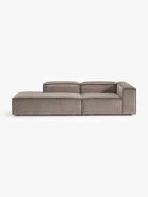 Chaise longue modular em bombazina Lennon