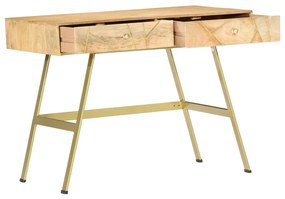 Secretária com gavetas 100x55x75 cm madeira mangueira maciça
