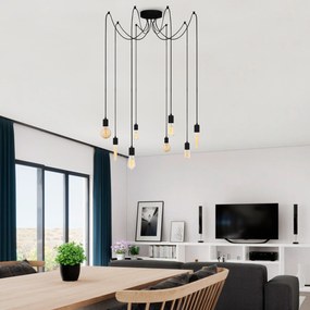 Chandelier Kabluni – Preto – 156 x 156 cm