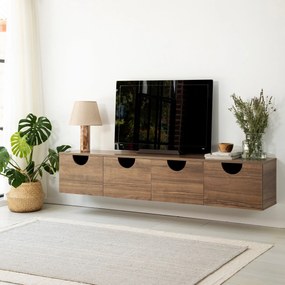 Móvel TV Four Seasons – Nogueira – 180x35x35 cm