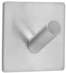 Cabide Quadrado em Inox Mate 4.5x4.5x3