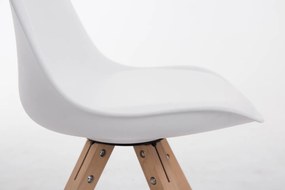 Cadeira para cozinha e sala de jantar Toulouse 47,5 x 83 x 55,5 cm Branco