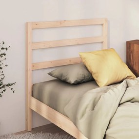 vidaXL Cabeceira de cama 106x4x100 cm pinho maciço