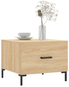 Mesas de centro 2 pcs 50x50x40cm deriv. madeira carvalho sonoma