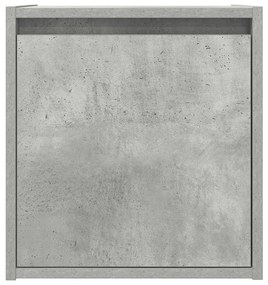 Mesas de cabeceira parede 2 pcs 38x34x40 cm cinza cimento