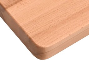 Tampo de secretária 110x(55-60)x2,5 cm madeira de faia maciça