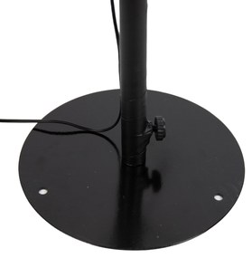 Candeeiro de pé de Natal preto árvore 150cm incl. LED com temporizador IP44 - Caspar