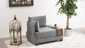 Sofá de 1 Lugar Fly – Cinza – 100x80x75 cm