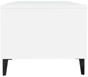 Mesa de centro 102x50x40 cm madeira processada branco