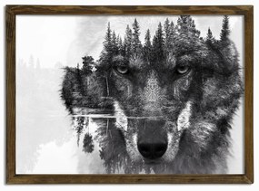 Quadro Decorativo em MDF MZM778 – Multicolor – 50 x 70 cm