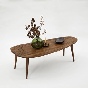 Mesa de Café Sweet - Cor Nogueira - 115x38x50 cm