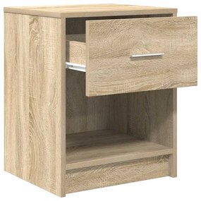 Mesas de cabeceira 2 pcs com gaveta 40x34x50 cm carvalho sonoma