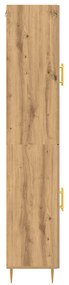 Highboard Artesanal de Carvalho 69.5x34x180 cm Madeira engenheirada
