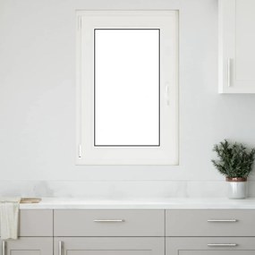 vidaXL Janela de porão "RISOR" 60x80 cm oscilobatente DIN esquerda antracite