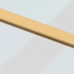Porta deslizante 76x205 cm vidro ESG/alumínio dourado
