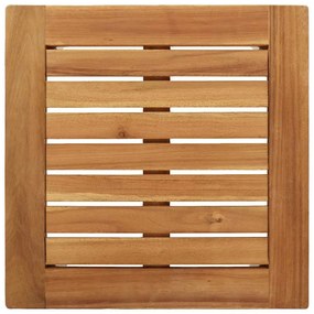 Cama de Sol com Cadeiras de Jardim 3 peças Madeira Sólida Acácia