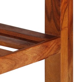 Aparador com 3 gavetas 110x30x80 cm madeira de acácia maciça
