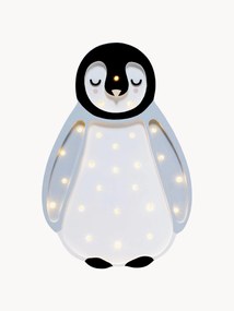 Candeeiro de teto para crianças LED regulável artesanal Baby Penguin, com temporizador e comando remoto