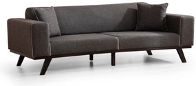 Sofá-Cama de 3 Lugares Leon – Antracite – 222x92x77 cm