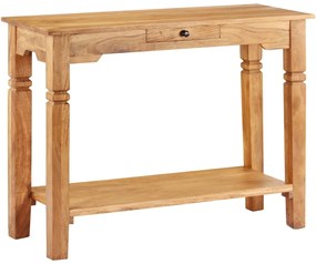 Mesa consola 100x40x76 cm madeira de acácia maciça