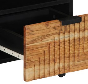 Estante para TV vidaXL 100x33,5x46 cm Madeira Sólida de Acácia