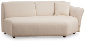 Sofá de Canto Mentis – Creme – 360x108x79 cm