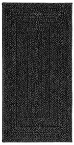 Tapete ZIZUR antracite 60x110 cm aspeto juta interior exterior