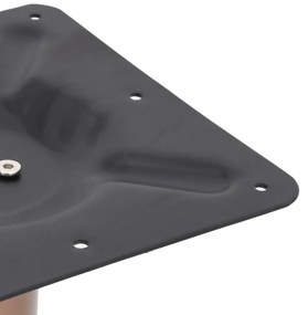 Perna para mesa de bistrô 70x40x72 cm aço inoxidável cor bronze