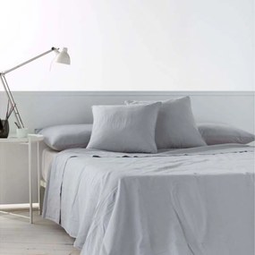 Lençol de cima Naturals Cinzento - Cama de 150 (240 x 270 cm)