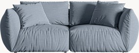 Sofá modular em chenille Chris (2 lugares), L 220 cm