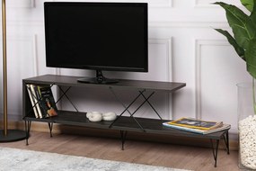 Móvel TV Street – Castanho Escuro – 120 cm x 40 cm x 30 cm