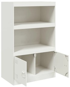 Aparador 67x39x107 cm aço branco