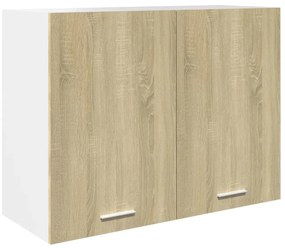 Conj. móveis de cozinha 7 pcs deriv. de madeira carvalho sonoma