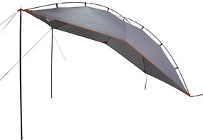 Tenda de carro impermeável cinzento e laranja