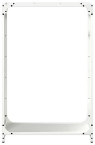 Suporte para lenha 60x28x90 cm aço laminado a frio branco