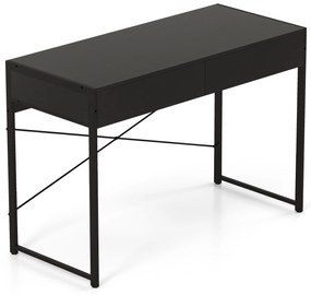 Mesa flutuante conversível dobrável montada na parede economiza espaço - preta