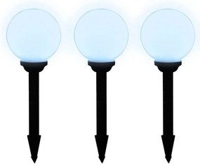 Candeeiros de exterior 6 pcs LED 20 cm com estacas de enterrar