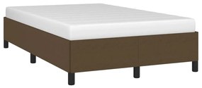 Estrutura de cama sem colchão 120x190cm castanho escuro