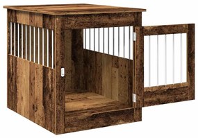 Móveis para caixas para cães madeira velha 64,5x80x71 cm