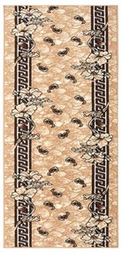 vidaXL Passadeira 80x150 cm polipropileno bege