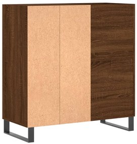 Armário p/ discos 84,5x38x89cm deriv. madeira carvalho castanho