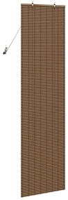 Persiana de Janela com cortinas Manual Castanho 60 x 220 cm Bambu