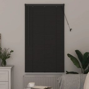 Persiana de Janela Cinzento-escuro 80 x 175 cm Alumínio