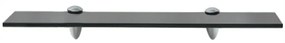 Prateleira flutuante vidro 50x20 cm 8 mm