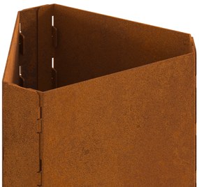 Fogo com Chaminé 50x43x52 cm Aço Envelhecido