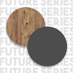 Estante "Future" - Pinho Atlântico e Cinzento - 75x168.3x26.8cm - Desi