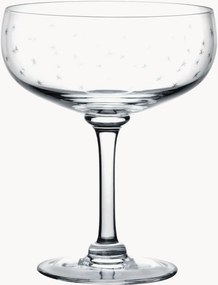 Copos de cocktail em cristal artesanal Stars, conjunto de 4
