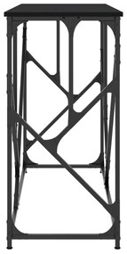 Mesa consola 100x40x80 cm derivados de madeira preto