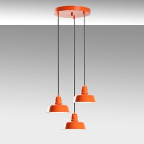 Candeeiro Suspenso Memati – Laranja – Diâmetro 45 cm